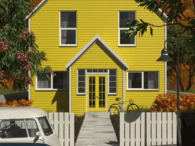 Forest House 3D model