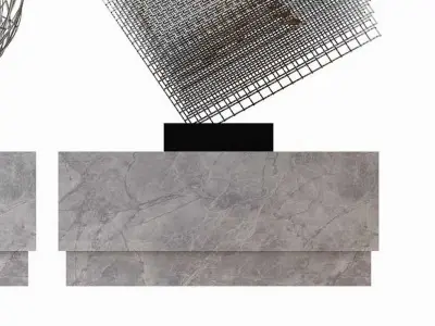 Combination Modern Sculpture 3D model