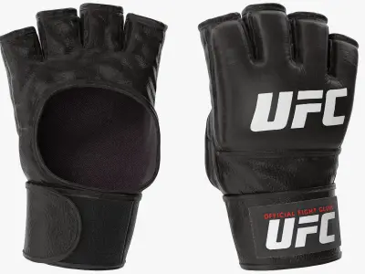  UFC Official Leather Fight Gloves 
