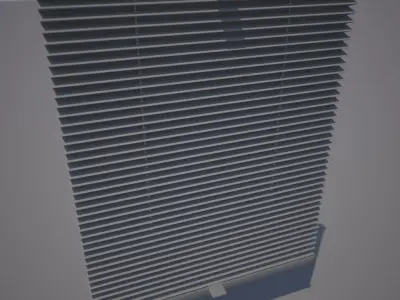 pleats window blind Free 3D model