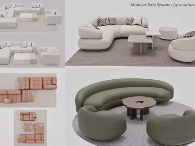 Furniture and Decor Pack for Interior Artists