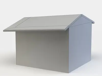 House oriel Low-poly 3D model