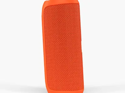 JBL Flip 3 portable bluetooth speaker Low-poly 3D model