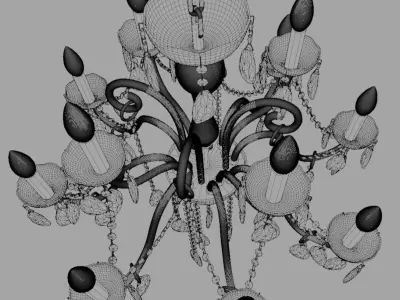 Light3 chandelier - chandelier Free 3D model