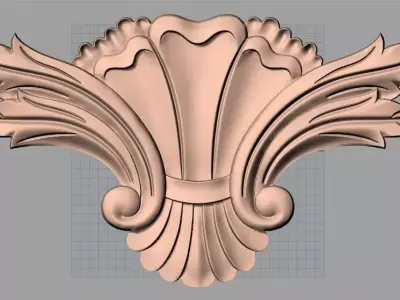 CNC 3D relief design STL format file used for artcam aspire E749 3D model