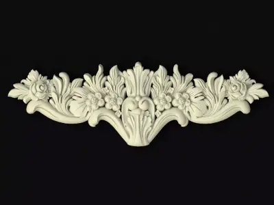 dekor decorative ornate molding 3D model purchase