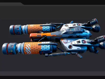 SF Scoup Ship - EX3 Low-poly 3D model
