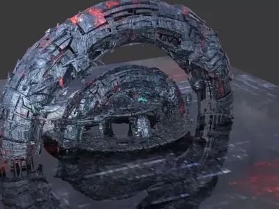 Genma Hive archway 1 3D model