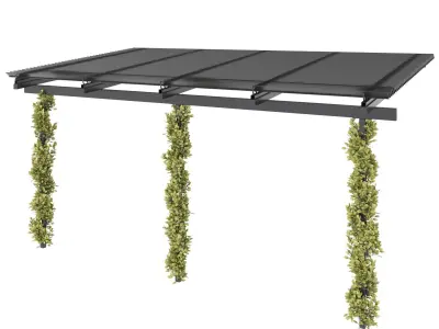 Pergola Unopiu MERIDIENNE 3D model