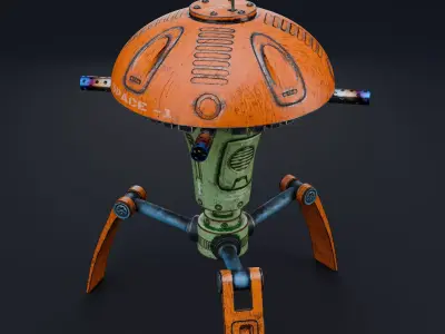 Robot perimetr defender 3D model