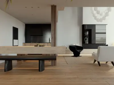 3D model of modern villa  3D model