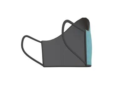 Mask v1 010 Low-poly 3D model