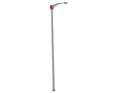Lamp Post - Light Pole - Light Post - Street Light 14 3D model