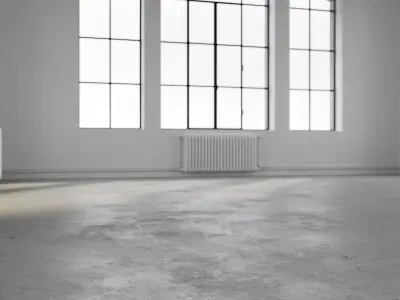 Scene of empty interior for 3dsMax  in Corona Renderer   3D model