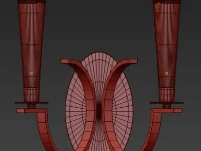 Cromo Wall Sconce 3D model