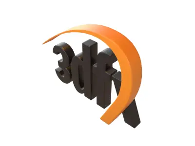 3dfx Logo v1 001 Free low-poly 3D model