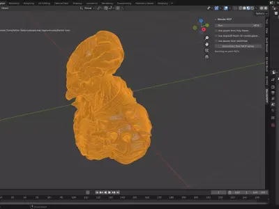 Alien Warrior Bust 3D Print Model 3D print model