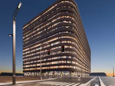 Urban Skyscraper 3D model