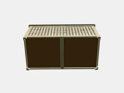 HOL Storage table Low-poly 3D model