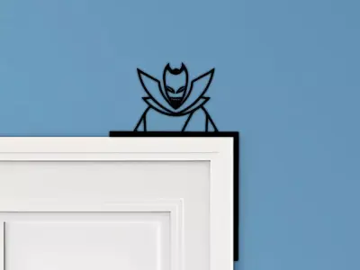 Vampire Door Corner Decor 3D print model