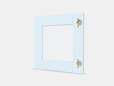 ENKOPING Glass door Low-poly 3D model