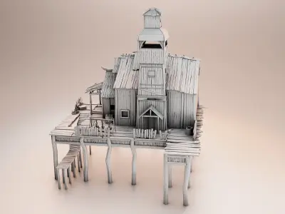 Fishing House 3D print model