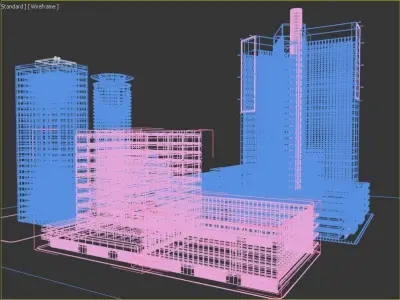 Nairobi City Office Buildings 3D model