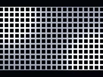 Perforated panel with 49 percent opening 25O119 3D model