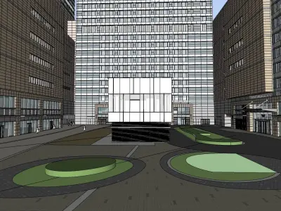 SHOPPING MALL 3D MODEL 3D model