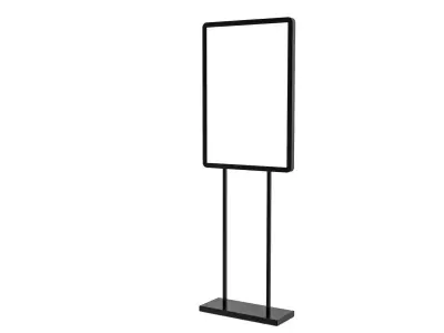 Advertising stand display Billboard 09 Low-poly 3D model
