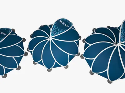 Tents Flower inflatable Axion 3D model