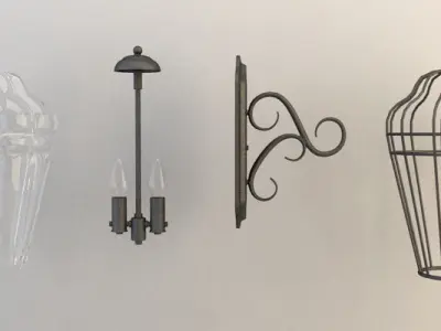 Wall Lantern 3D model