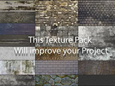20 Main Environment PBR High Resolution Textures Pack Texture