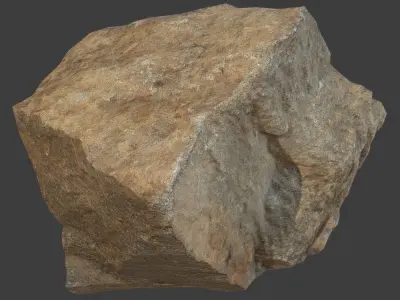 April Stone Low-poly 3D model