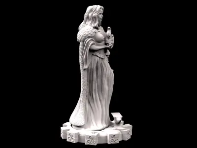 Brigid Goddess 3D print model