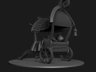Stylized Magician Stall 3D model