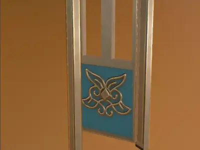 Door 05 Low-poly 3D model buy