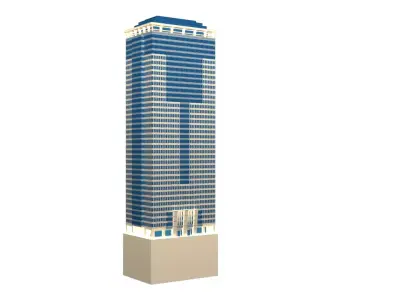 DUBAI-SAFARI Low-poly 3D model