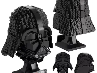 Lego - 75304 Darth Vader Helmet 3D model