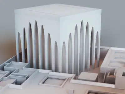 Abrahamic Family House in ABU DHABI  3D print model