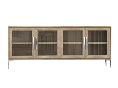 BENOIT GLASS 4-DOOR SIDEBOARD 3D model