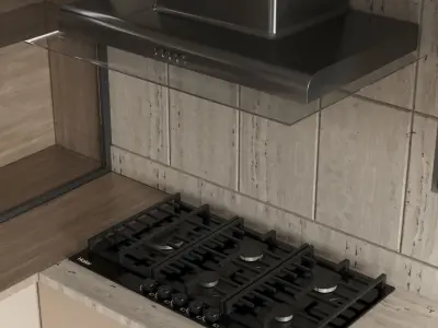 Kitchen 061 3D model