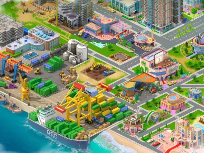 Megapolis City Builder - Isometric Ultimate Pack 3D model