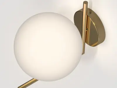 Lampatron Stem Wall - Flos IC Lights Wall 3D model