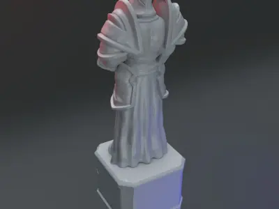 Dark Statue Free 3D print model