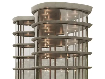 Office house building 3 3D model