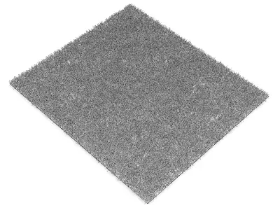 Dark Grey Rug 3D model
