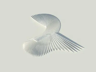 Architectural shape 3D model