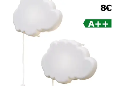 Dromsyn wall lamp Ikea 3D model