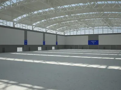 Exhibition Hall 29 3D model